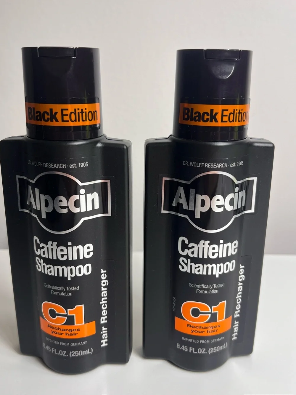 Alpecin Black Edition Caffeine Shampoo C1 Lot of 2⁠